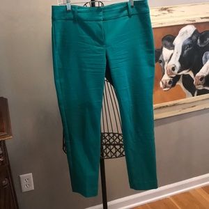 WHBM Green ankle slacks